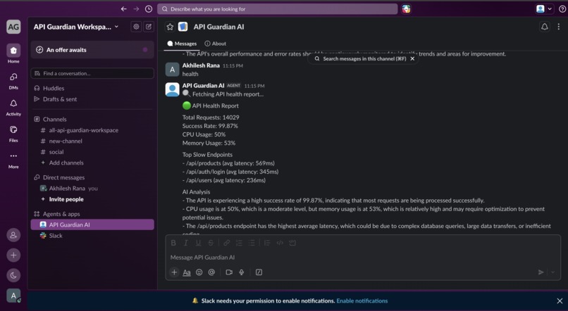 API Guardian AI – screenshot 4