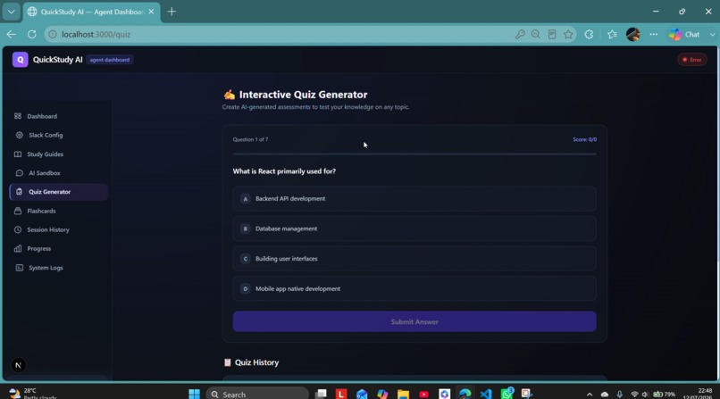QuickStudy AI – screenshot 1