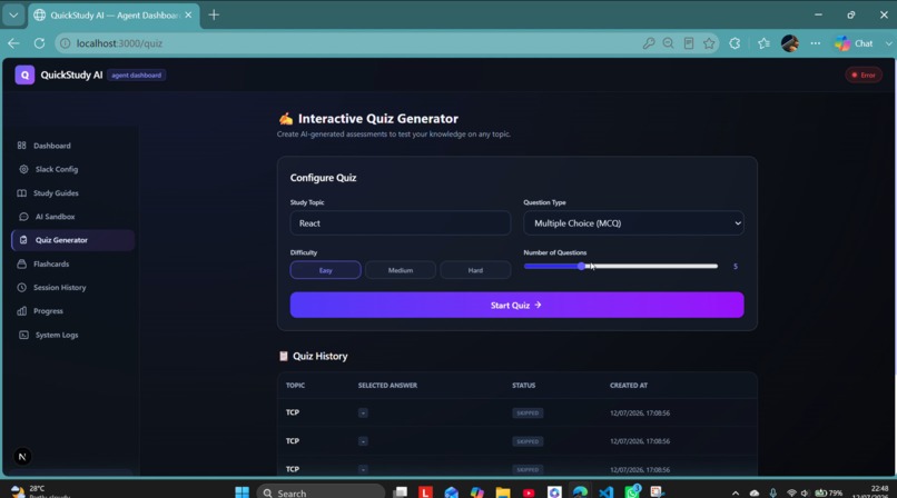 QuickStudy AI – screenshot 2