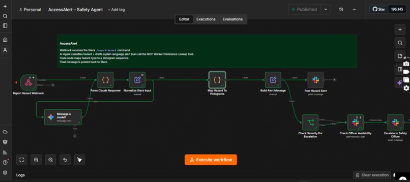 AccessAlert: AI Workplace Safety Assistant – screenshot 1