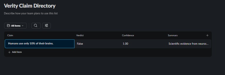 Verity — Fact-Checking Agent for Slack – screenshot 5