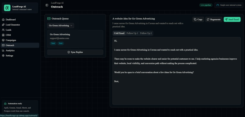 LeadForge AI – screenshot 7