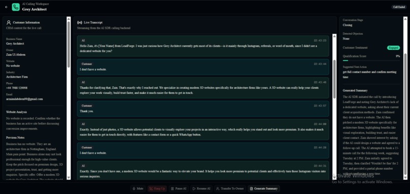LeadForge AI – screenshot 4