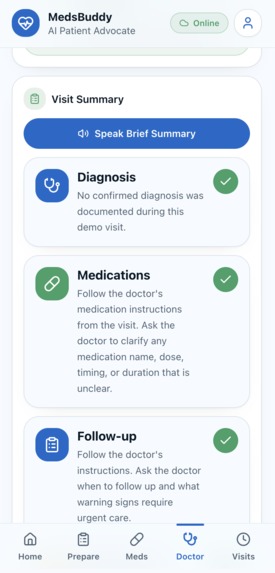 MedsBuddy – AI Patient Advocate – screenshot 8