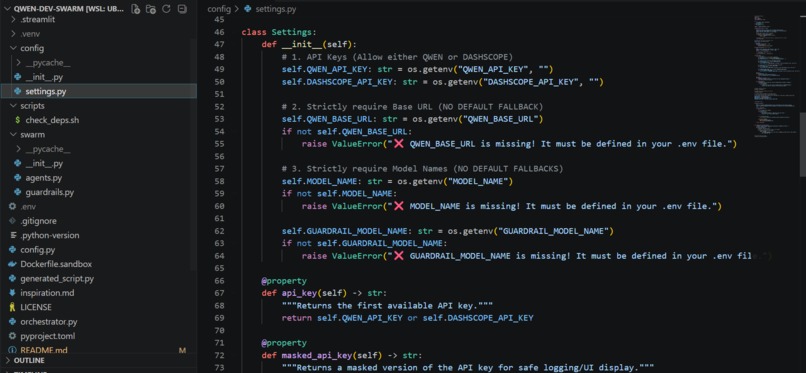 Qwen-Dev-Swarm – screenshot 2