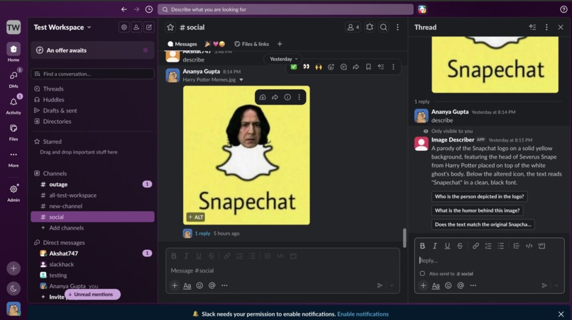 Image Describer – screenshot 4