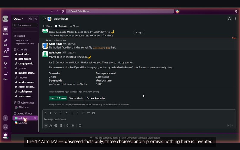 Quiet Hours – screenshot 1