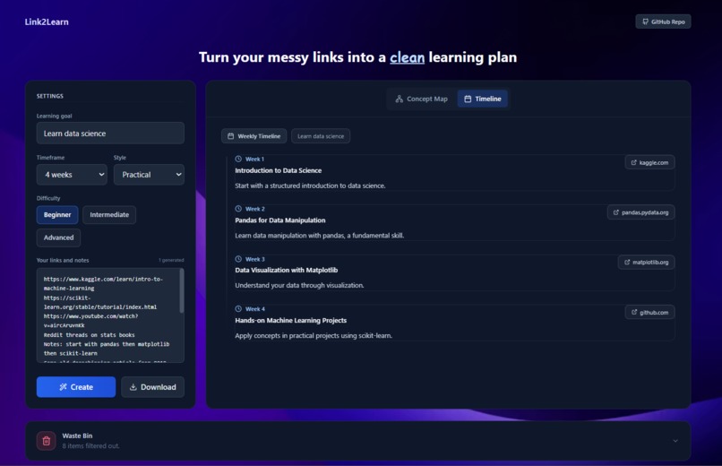 Link2Learn – screenshot 1