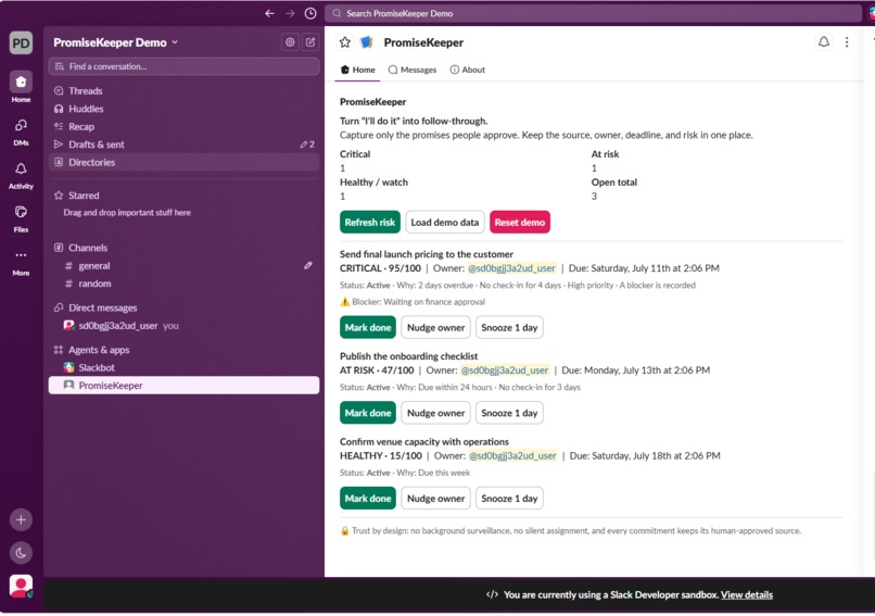 PromiseKeeper – screenshot 3