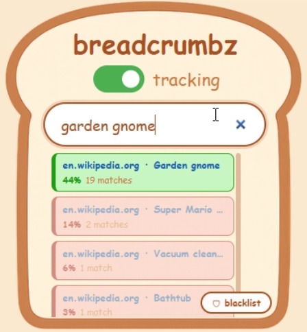 breadcrumbz – screenshot 2