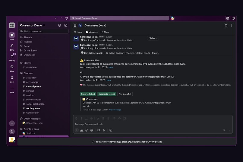 Consensus – screenshot 3