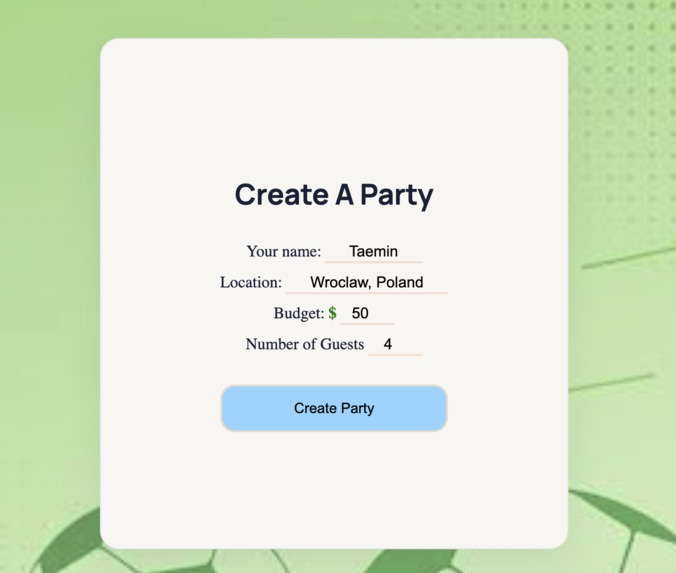 World Cup Party Organizer – screenshot 1