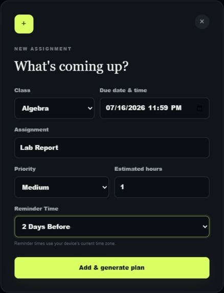 Aster Homework Planner – screenshot 5