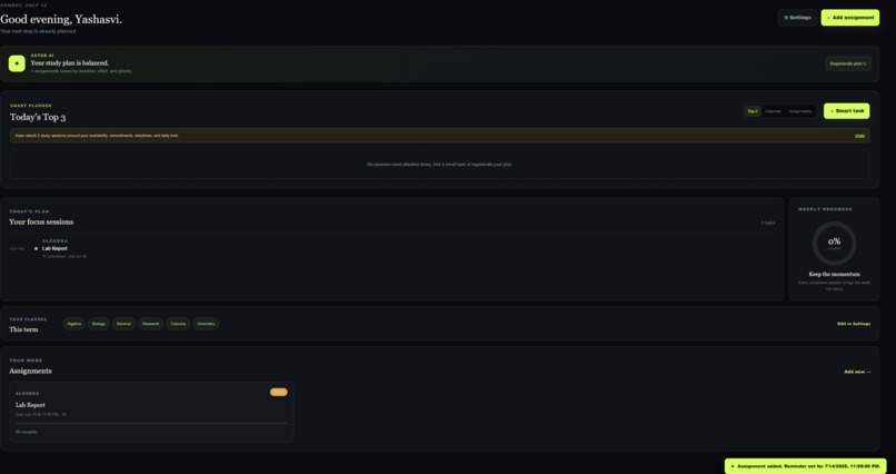 Aster Homework Planner – screenshot 4