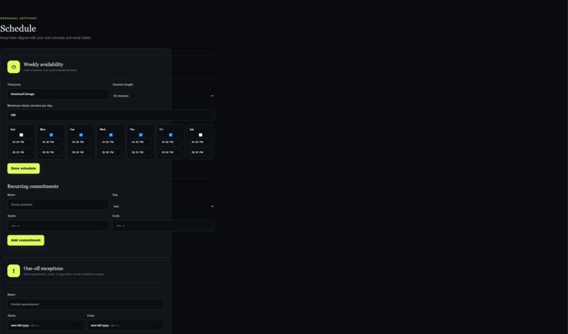 Aster Homework Planner – screenshot 8