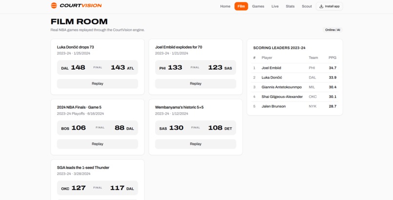 CourtVision – screenshot 5