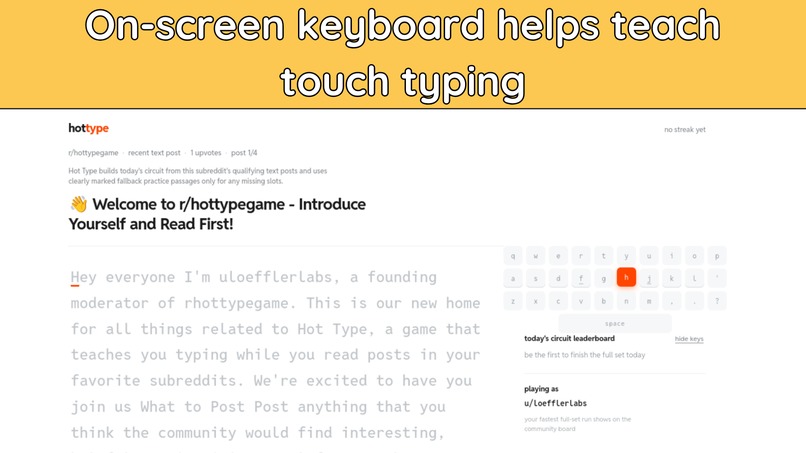 Hot Type - Daily Typing Practice – screenshot 2