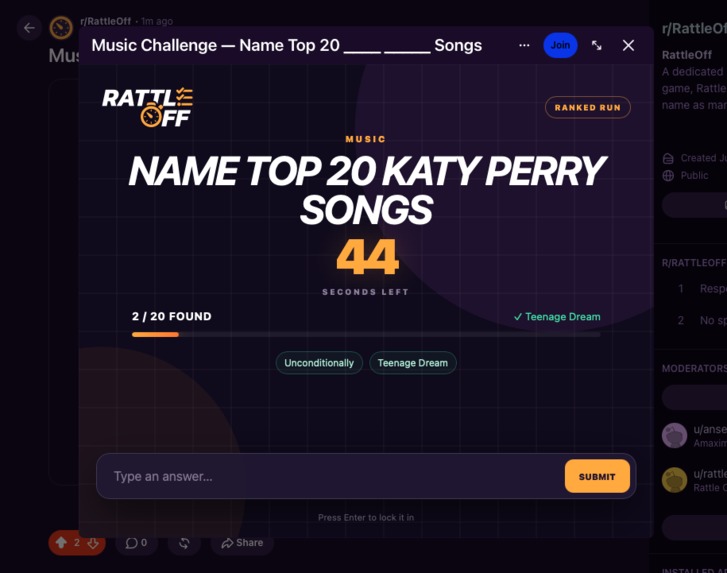 Rattle Off – screenshot 2