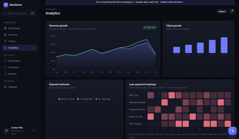 Backbone – screenshot 4