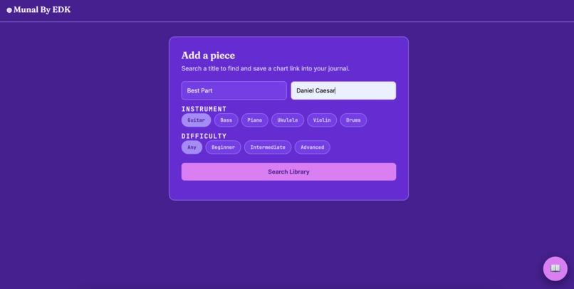 Munal - Music Journals – screenshot 1