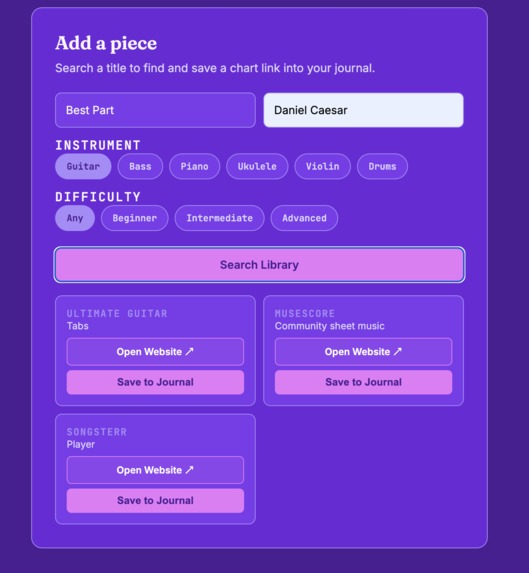 Munal - Music Journals – screenshot 2