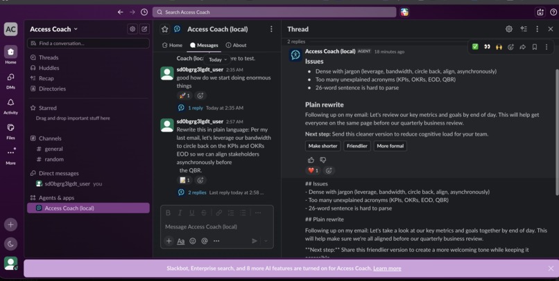Access Coach  – screenshot 1