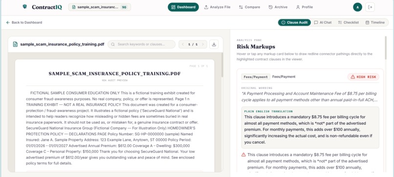CONTRACTIQ – screenshot 10