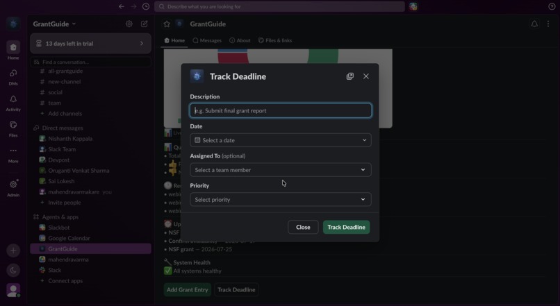 GrantGuide – screenshot 3