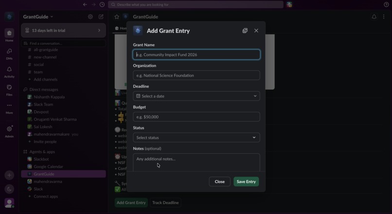 GrantGuide – screenshot 4