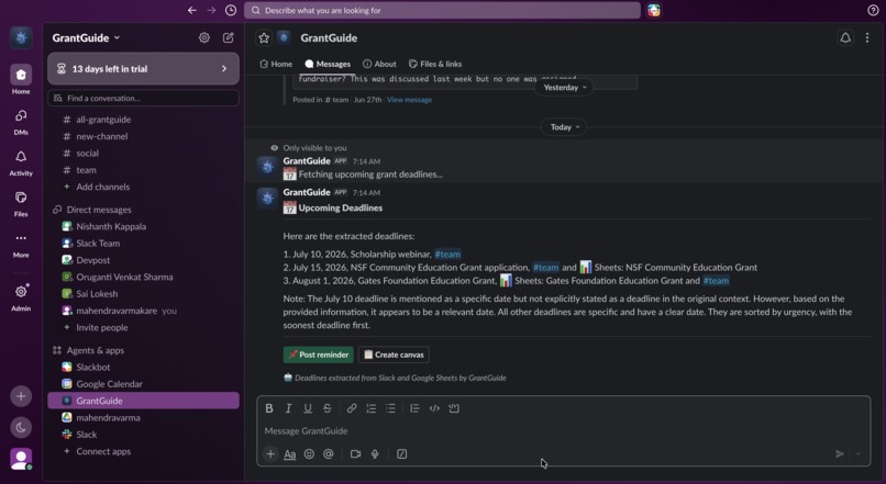 GrantGuide – screenshot 7