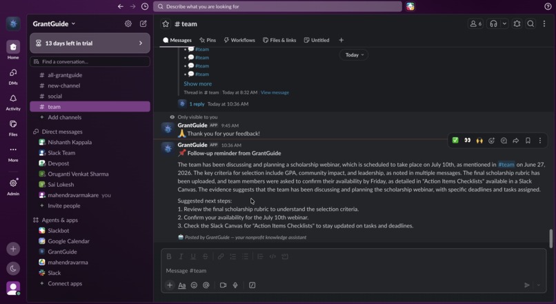 GrantGuide – screenshot 8