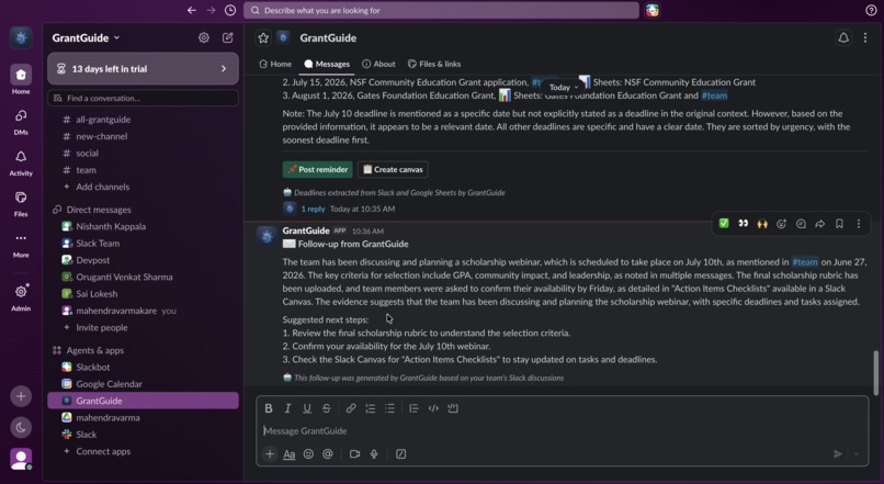 GrantGuide – screenshot 11