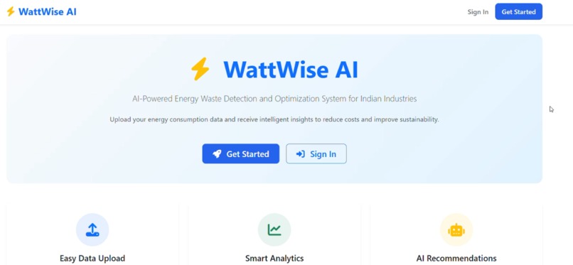 WattWise AI – screenshot 1