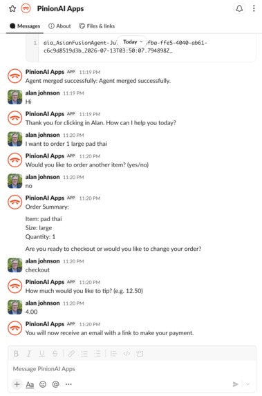 PinionAI Slack App – screenshot 3
