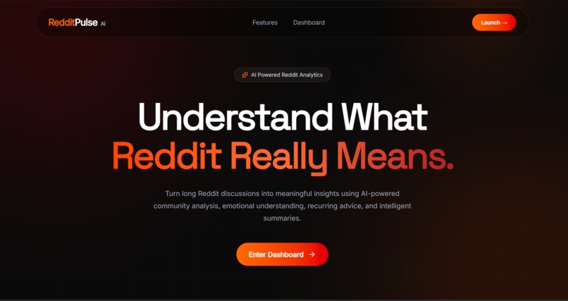 RedditPulse AI – screenshot 1