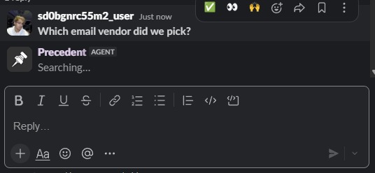 Precedent – screenshot 1