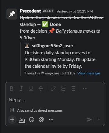 Precedent – screenshot 3