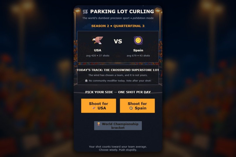 Parking Lot Curling – screenshot 7