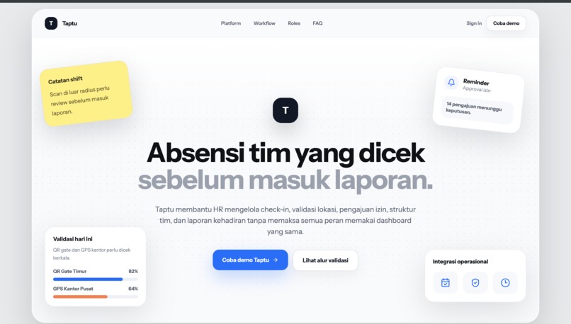 TAPTU – screenshot 1