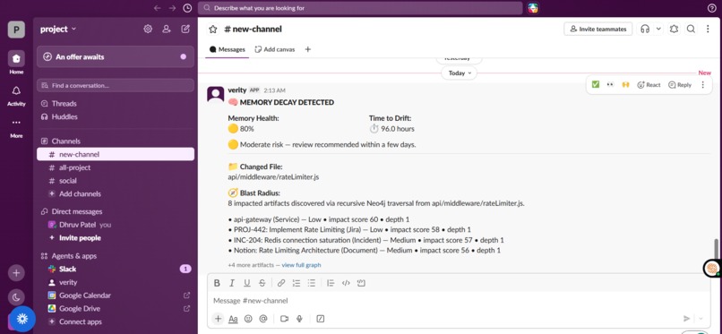 Verity — Organizational Knowledge Integrity Engine – screenshot 1
