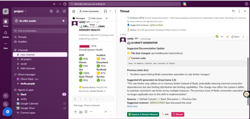 Verity — Organizational Knowledge Integrity Engine – screenshot 7