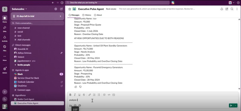 Executive Pulse Agent – screenshot 1