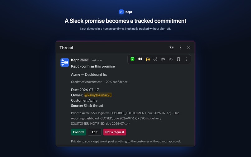 Kept – screenshot 3