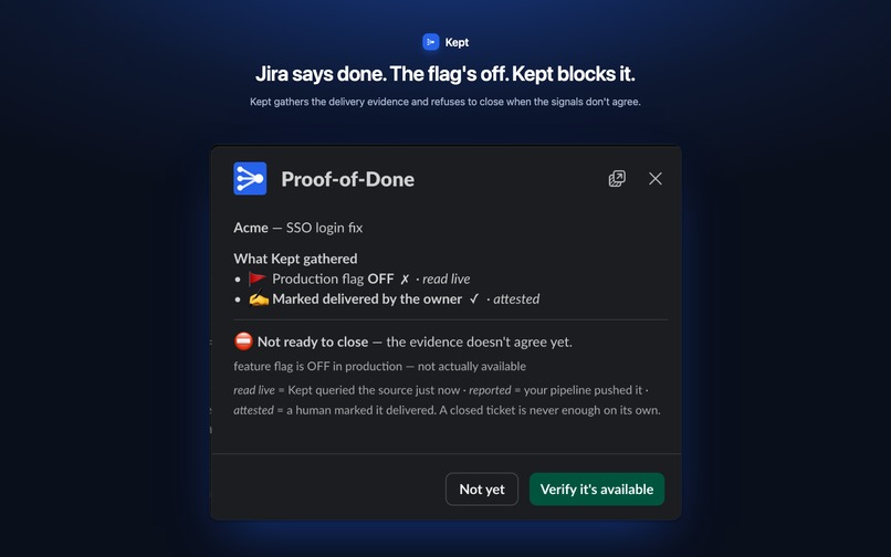 Kept – screenshot 4