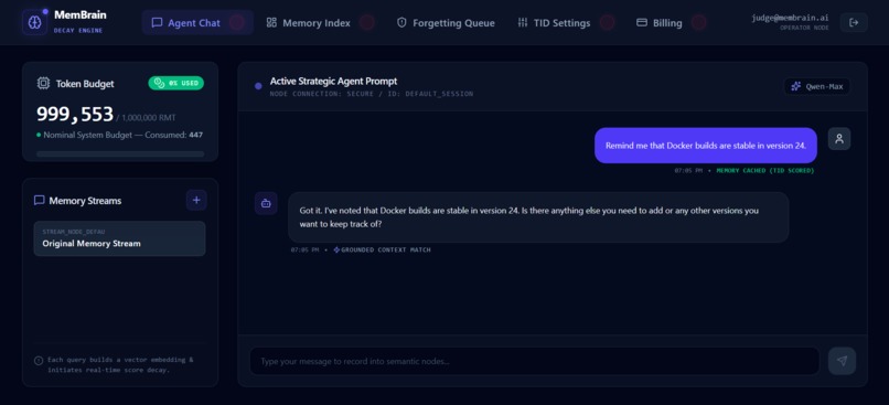 MemBrain – Strategic Collective Forgetting Agent – screenshot 2