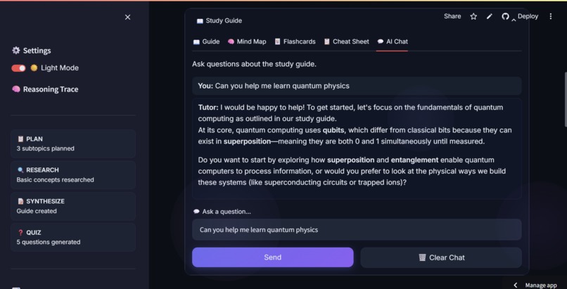 AI Study Agent – screenshot 3