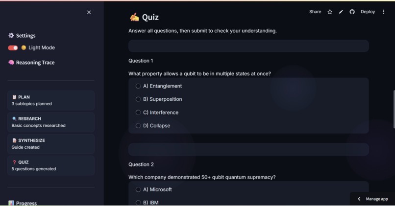 AI Study Agent – screenshot 4