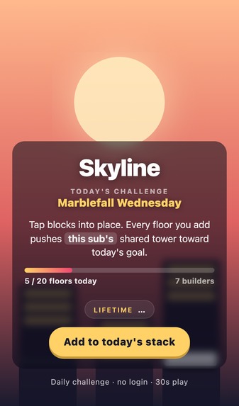 Skyline — Subreddit Stack – screenshot 8
