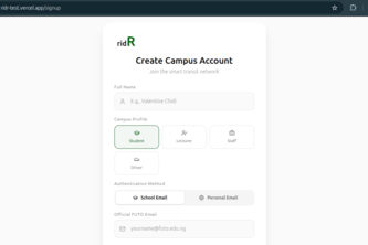 ridR — AI-Driven Smart Campus Logistics