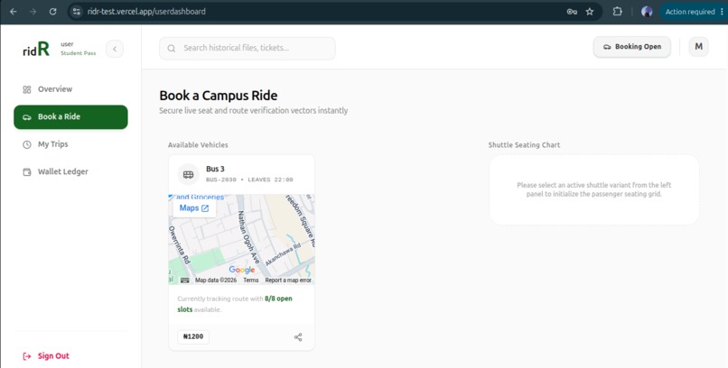 ridR — AI-Driven Smart Campus Logistics – screenshot 12